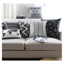 Housse de coussin collection monde géométrique Housse de coussin collection monde géométrique  1