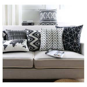 Housse de coussin collection monde géométrique Housse de coussin collection monde géométrique  1