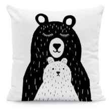 Housses de coussin Zanimaux Scandinave