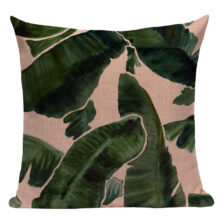 Housses de coussin Love Flowers housse-coussin-palmier-rose