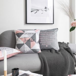 Housses de coussin Roses Les Poudrées 1