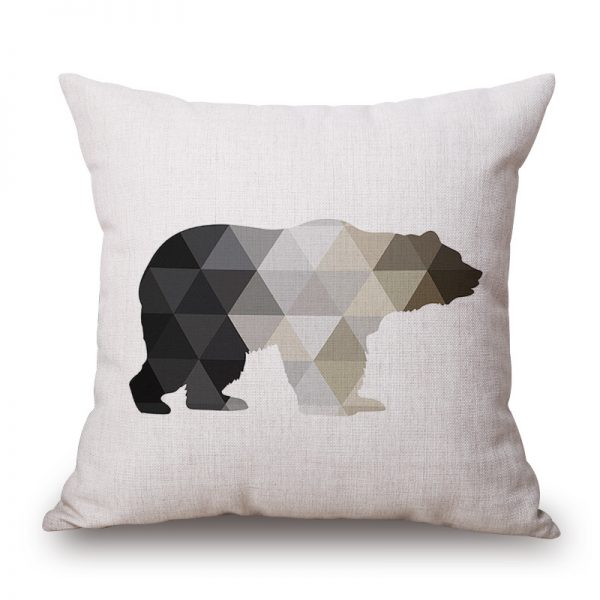 Housses de coussin animaux Nordic Housses de coussin animaux Nordic 3