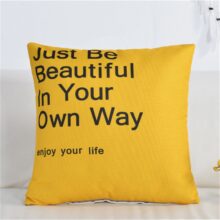 Housse de coussin yellow be mine 3
