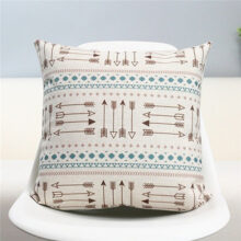 Housse de coussin collection blue Mexicas housse de coussin fleche vert clair