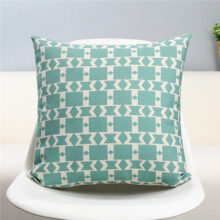 Housse de coussin collection blue Mexicas housse de coussin vert clair graphique