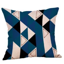 Housse de coussin scandinave bleu nordique 4