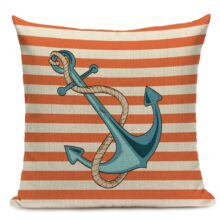 Housse de coussin bord de mer vert turquoise Housse de coussin bord de mer vert turquoise 5
