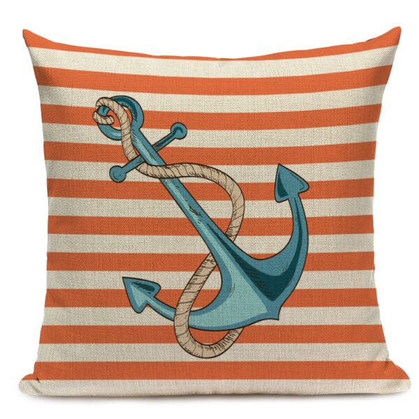 Housse de coussin bord de mer vert turquoise Housse de coussin bord de mer vert turquoise 5