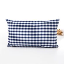 Housse de coussin collection carreaux bleu Housse de coussin collection carreaux bleu 5