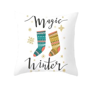Housse de coussin maison du père noël Housse de coussin maison du père noël 4