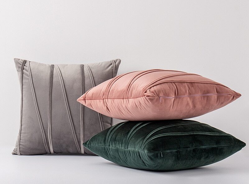 Housses de coussin Velours d'hiver 2