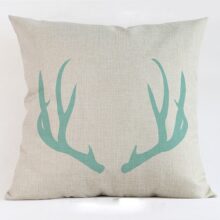 Housse de coussin scandinave bleu nordique 5