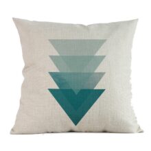 Housse de coussin scandinave bleu nordique 3