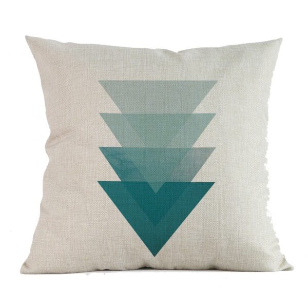 Housse de coussin scandinave bleu nordique 3