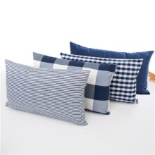 Housse de coussin collection carreaux bleu Housse de coussin collection carreaux bleu 3
