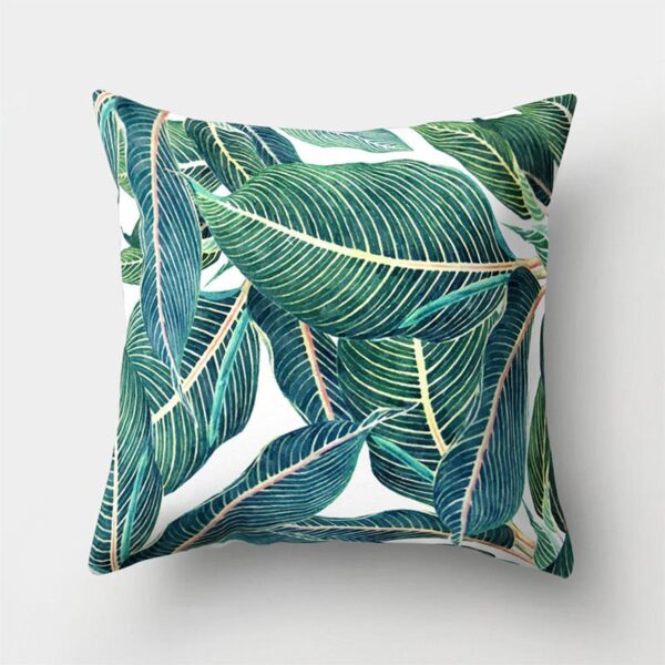 Housse de coussin tropical blue jungle Housse de coussin tropical blue jungle 5