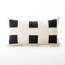 Housse de coussin scandinave noir et blanc géométrique Housse de coussin scandinave noir et blanc géométrique   9