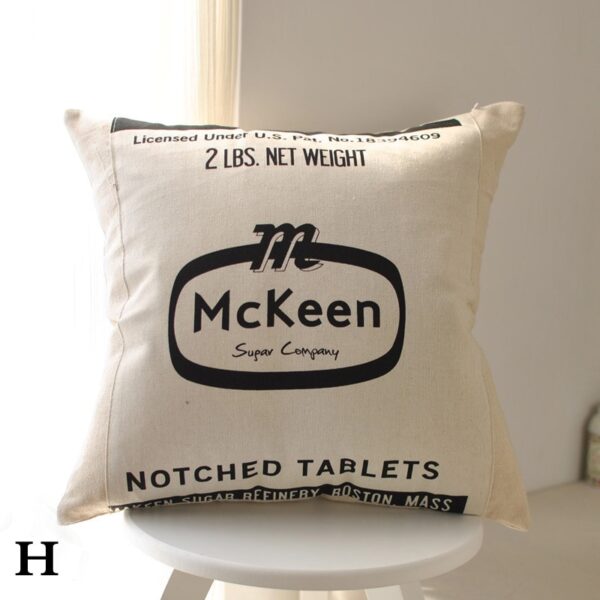 Housse de coussin industriel usa classique vintage Housse de coussin industriel usa classique vintage 5