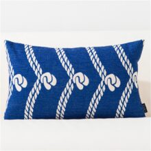 Housse de coussin nœud marin bord de mer Housse de coussin nœud marin bord de mer 4