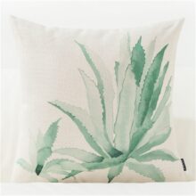 Housse de coussin la girafe verte Housse de coussin nordique la girafe verte 5