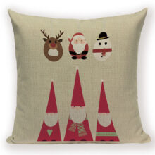 Housse de coussin noël black papa 3