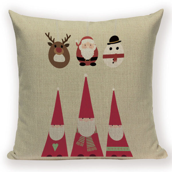 Housse de coussin noël black papa 3