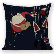 Housse de coussin noël black papa 19