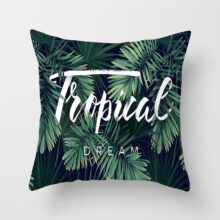 Housse de coussin tropical blue jungle Housse de coussin tropical blue jungle 7
