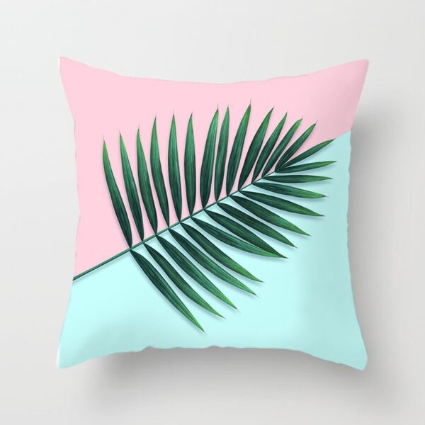 Housse de coussin tropical abstract color Housse de coussin tropical abstract color 1
