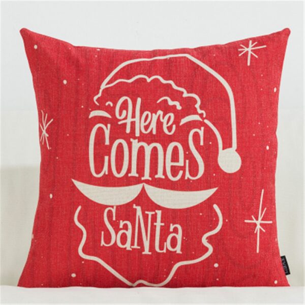 Housse de coussin noël mosaïque de  sapin Housse de coussin noël mosaïque de  sapin  1