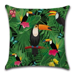 Housse de coussin tropical toucan thug life Housse de coussin tropical toucan thug life 9