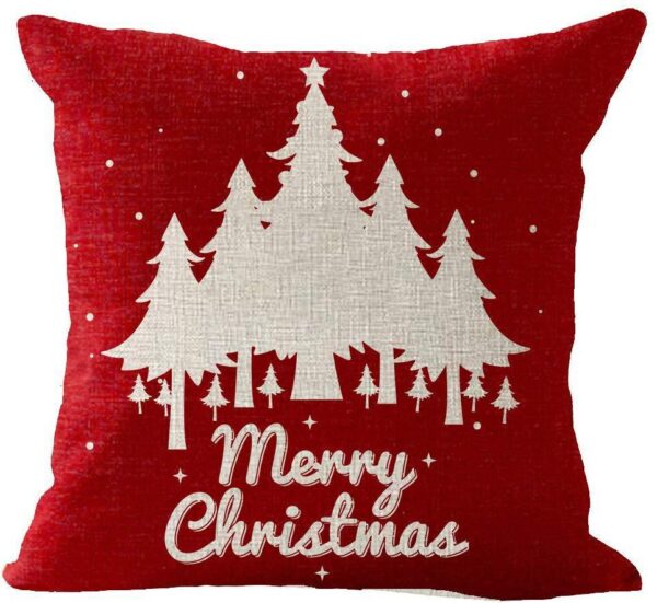 Housse de coussin royaume de noël en neige Housse de coussin royaume de noël en neige 17