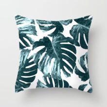 Housse de coussin tropical blue jungle Housse de coussin tropical blue jungle 6