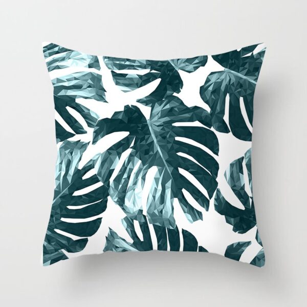 Housse de coussin tropical blue jungle Housse de coussin tropical blue jungle 6