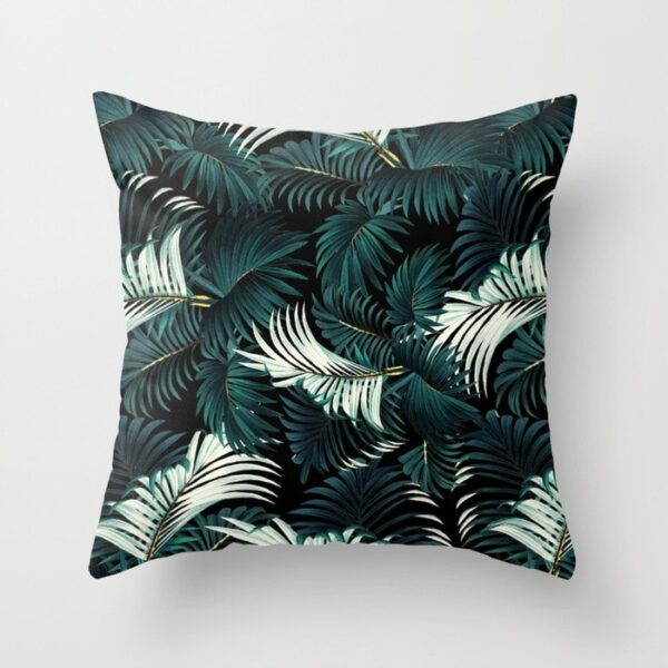 Housse de coussin tropical blue jungle Housse de coussin tropical blue jungle 9
