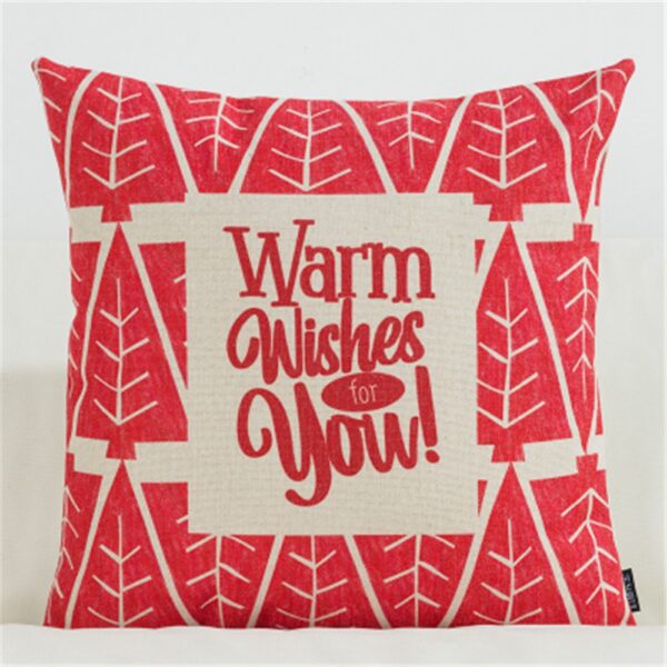 Housse de coussin noël mosaïque de  sapin Housse de coussin noël mosaïque de  sapin  2