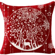 Housse de coussin royaume de noël en neige Housse de coussin royaume de noël en neige 13