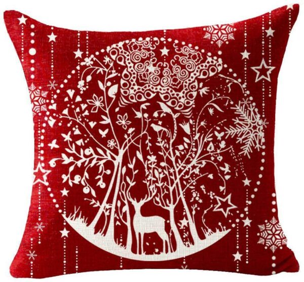 Housse de coussin royaume de noël en neige Housse de coussin royaume de noël en neige 13