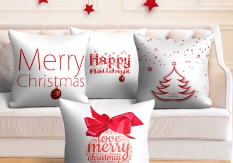Housse de coussin sapin de Noël créatif 1