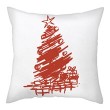 Housse de coussin sapin de Noël créatif Housse de coussin sapin de Noël créatif 9
