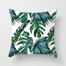 Housse de coussin tropical blue jungle Housse de coussin tropical blue jungle 4