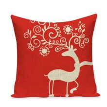 Housse de coussin noël flocon de cerf Housse de coussin noël flocon de cerf 10