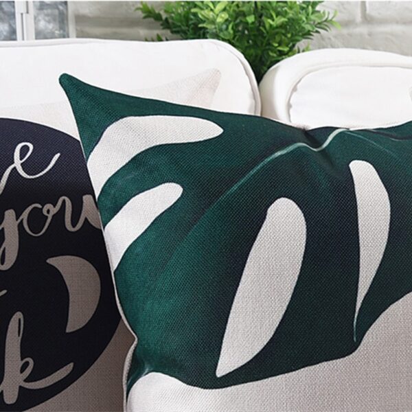 Housse de coussin nature tropical chic Housse de coussin nature tropical chic 6