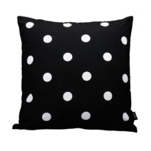Housse de coussin noir et blanc à pois Housse de coussin noir et blanc à pois 9