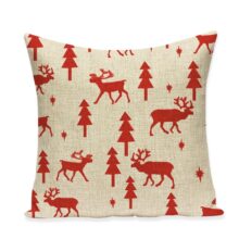 Housse de coussin noël flocon de cerf Housse de coussin noël flocon de cerf 2