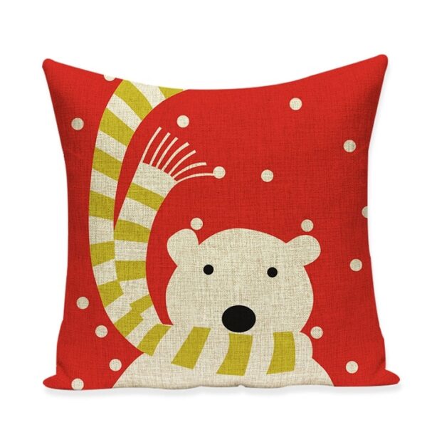 Housse de coussin noël flocon de cerf Housse de coussin noël flocon de cerf 18