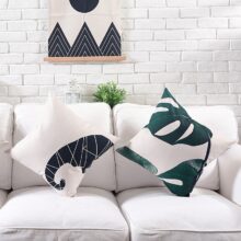 Housse de coussin nature tropical chic Housse de coussin nature tropical chic 5