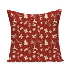 Housse de coussin noël flocon de cerf Housse de coussin noël flocon de cerf 12