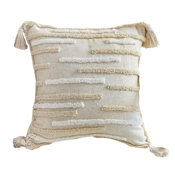 Housse de coussin boho design line 5