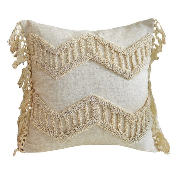 Housse de coussin boho design line 6